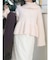 【WEB限定カラーあり】オフタートルペプラムニット