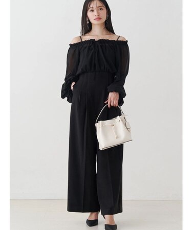 ボリュームスリーブドッキングロンパース