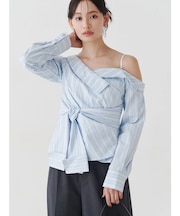 アシメツイストシャツ