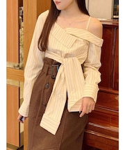 アシメツイストシャツ