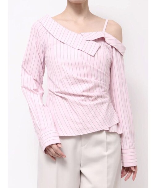 アシメツイストシャツ