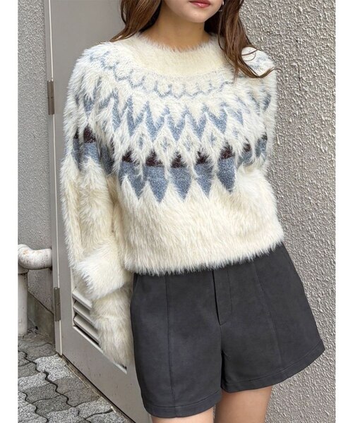 ノルディッククロップドニット｜マークスタイラーアウトレットの