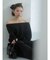 【吉田朱里】タックスリーブオフショルスウェット ※BLACK WEB限定カラー