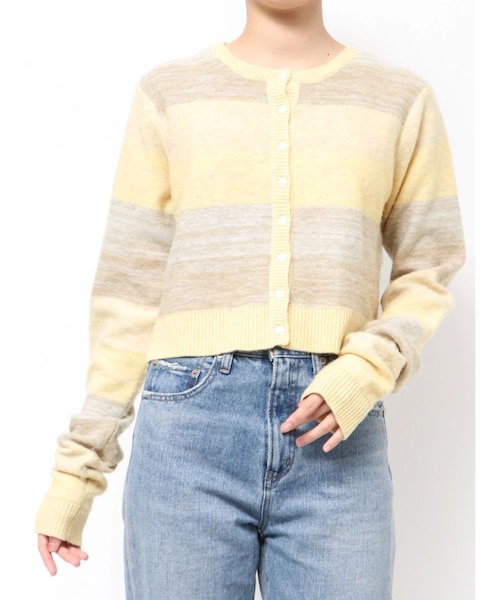 期間限定値下げ！bedsidedrama グラデーションニットカーディガン 期間限定値下げ！bedsidedrama グラデーションニット