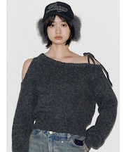 ショルダースキンニット