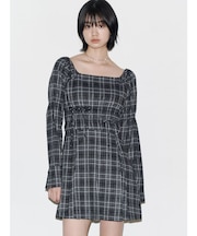 2WAYショルダーギャザーワンピース