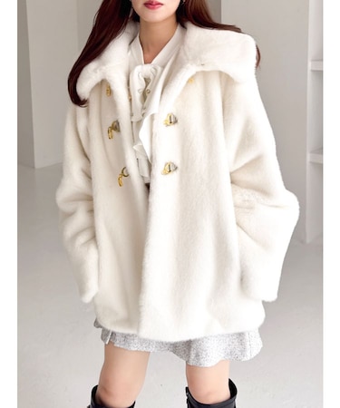 【20周年記念復刻！】ビットミドルミンクライクファーコート