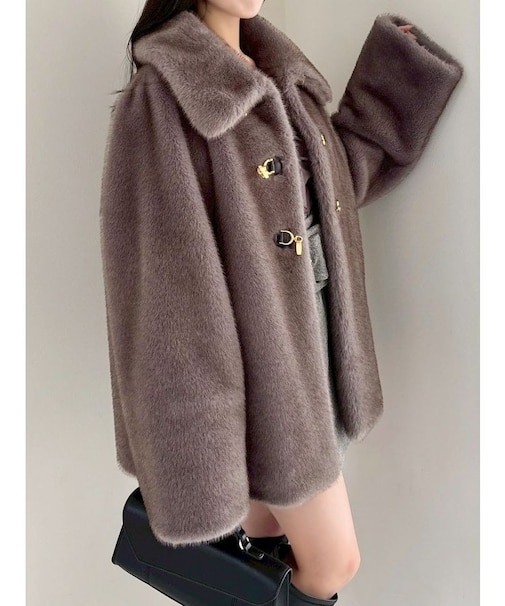 【20周年記念復刻！】ビットミドルミンクライクファーコート