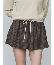 レイヤードフレアスカート