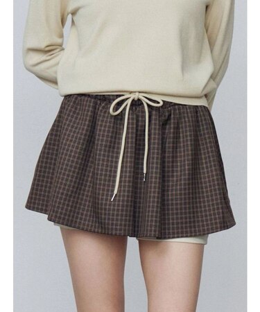 レイヤードフレアスカート