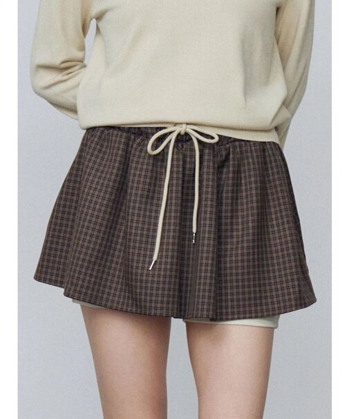 レイヤードフレアスカート