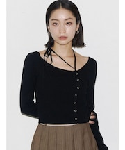 アシンメトリーチョーカーニット