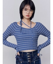 アシンメトリーチョーカーニット