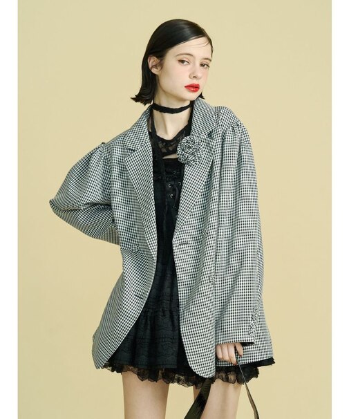 パワショルルーズテーラードジャケット【セットアップ対応】