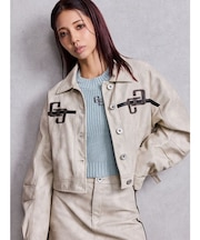 GGラインFake Leatherブルゾン