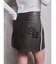 GGラインFake Leatherスカートライクショートパンツ