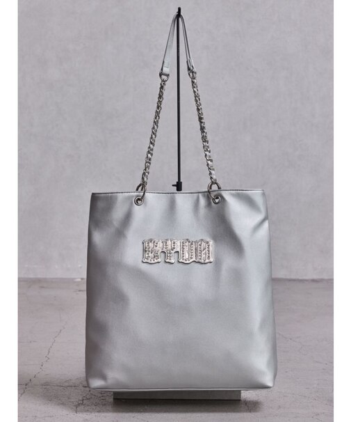 GYDAbijouプレートチェーントートBAG