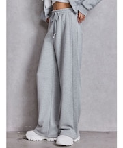 GG chain glitter print straightパンツ