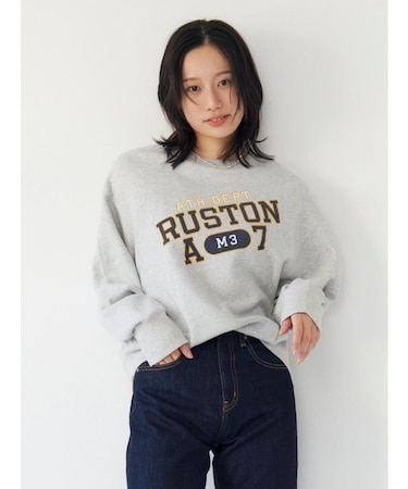 ルーズシルエットロゴスウェット