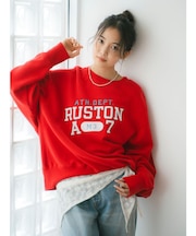 ルーズシルエットロゴスウェット