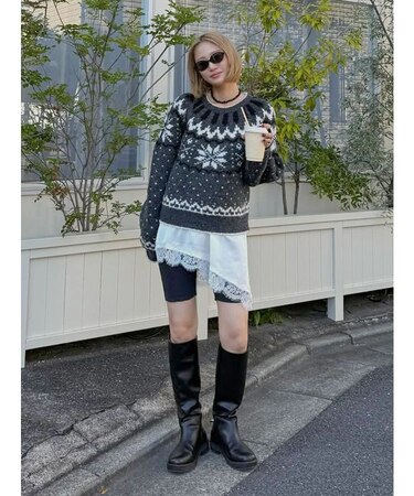 求心柄ルーズニット