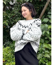 求心柄ルーズニット