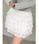 レースフリルミニスカート