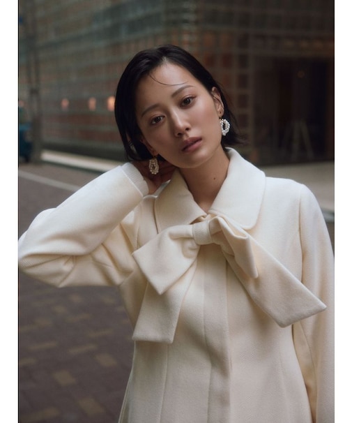 【追加生産分】ビッグリボンミディコート