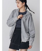 ジップルーズフーディ