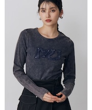 パッチロゴフェードトップス