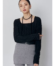 リボンタイフェザートップス