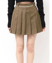 レースプリーツスカート