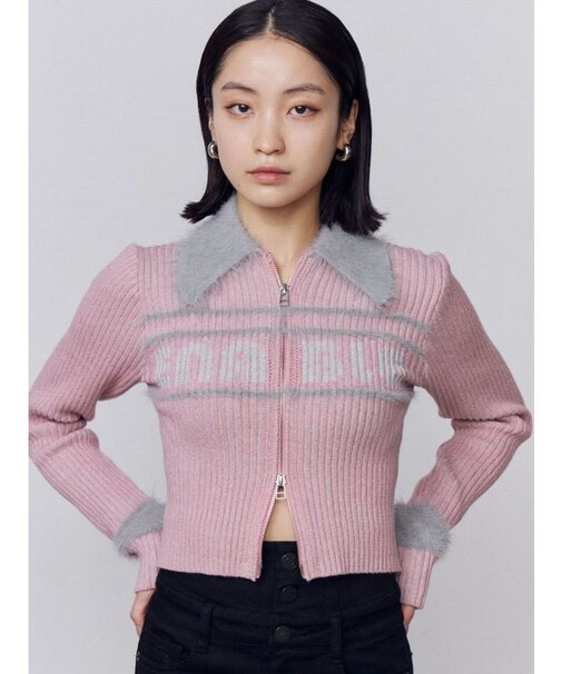 プレーティングシャギーロゴニット