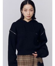 マルチオープンニットフーディ