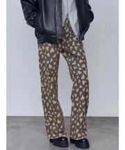 ミッドワイドジャストウエストジーンズ