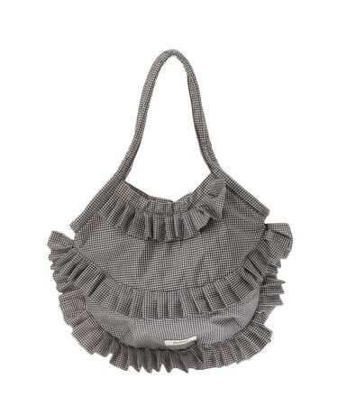 パターンフリルトートバッグ