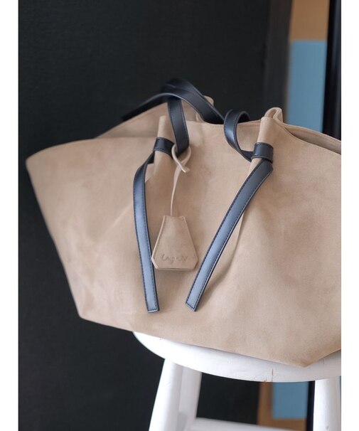 スウェードビッグトートバッグ