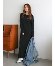 バックオープンテレコカットワンピース