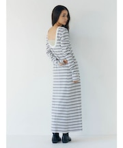 バックオープンテレコカットワンピース