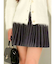 ニットプリーツミニスカート
