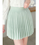 ニットプリーツミニスカート