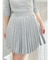ニットプリーツミニスカート