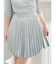 ニットプリーツミニスカート