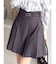Vカットミニプリーツスカート