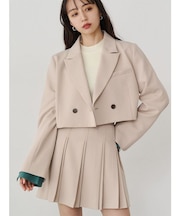 ショートテーラードジャケット【セット販売対象】