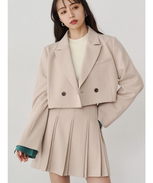 ショートテーラードジャケット【セット販売対象】