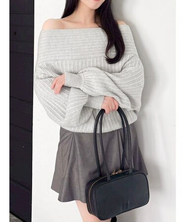 オーバーパステリーニット