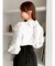 ヘアリーフラワーシフォンブラウス