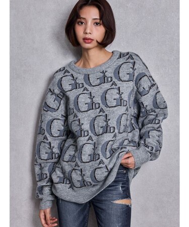 GYDA PATTERN ニットトップス