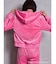 GYDA×Juicy Couture GG JC Emboss Big Bling Velour Hoodie